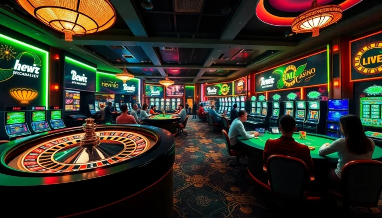 Experience the excitement of new88.com with players engaging at high-stakes casino tables.